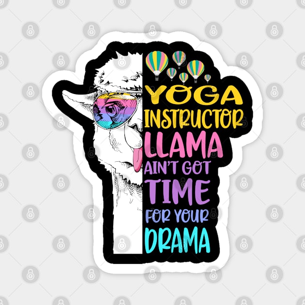 Yoga Instructor Llama Magnet by Li