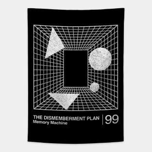 The Dismemberment Plan  / Minimalist Graphic Artwork Design Tapestry