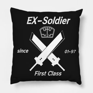 Ex Soldier[white](FFVII) Pillow