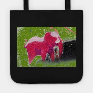 Rosaroter Elefant / Swiss Artwork Photography Tote