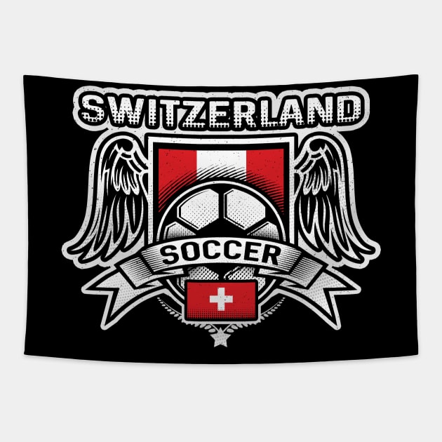 Switzerland Soccer Futbol Tapestry by megasportsfan