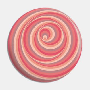 Falling in a Pink Strawberry Cream Whirl Pin