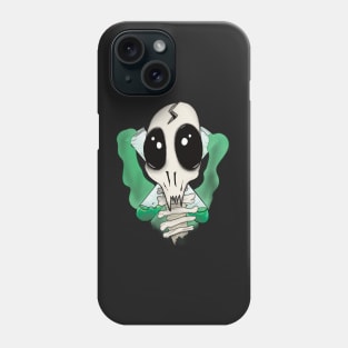 Weird Science Lab Alien Skull and Cross Test Tubes Phone Case