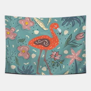 Flamingo Tapestry