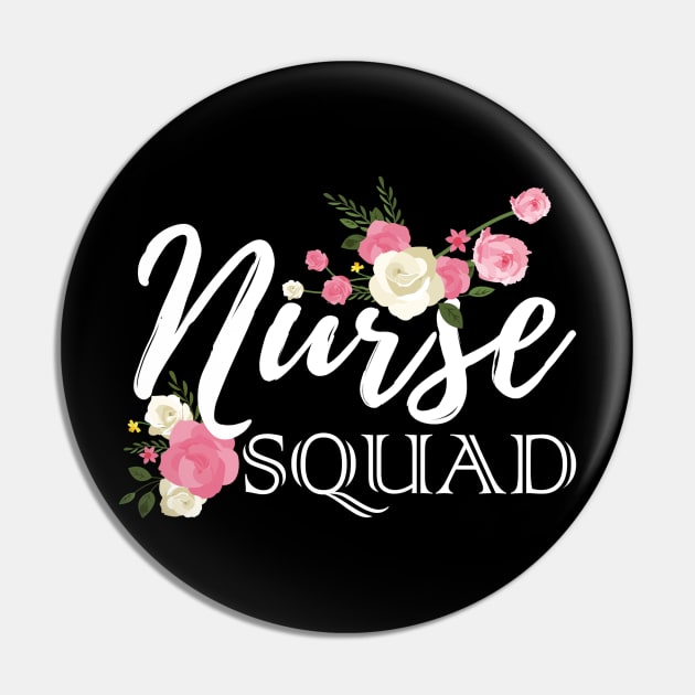 Womens Nurse Squad Funny Gifts for Night Nursing shirt Pin by RoseKinh
