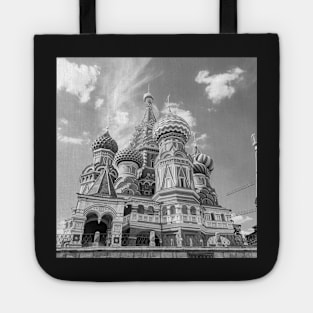 St. Basil Cathedral in Moscow Russia Red Square Tote