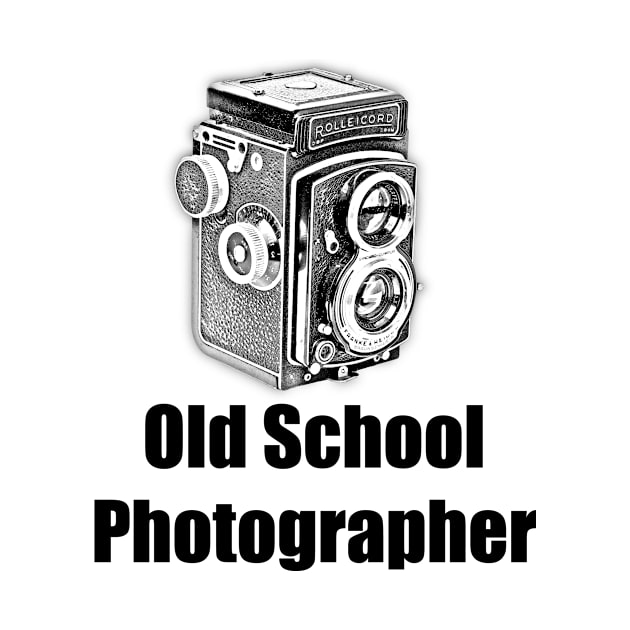 Old School Photographer - Black Font by DecPhoto