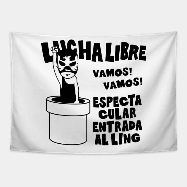 LUCHA LIBRE#66mono Tapestry by RK58