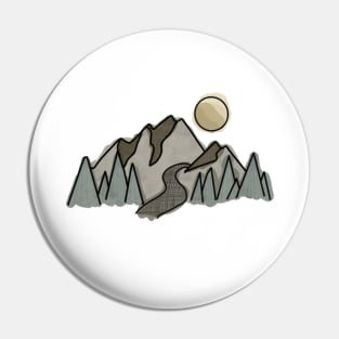 Mini Mountains Pin