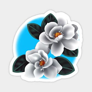 Magnolias Magnet