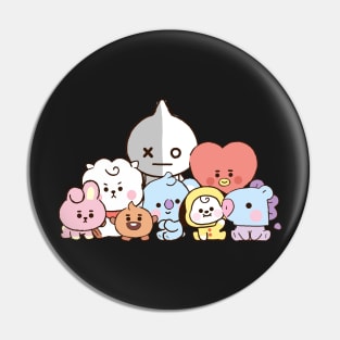 Young BT21 (all members) Pin