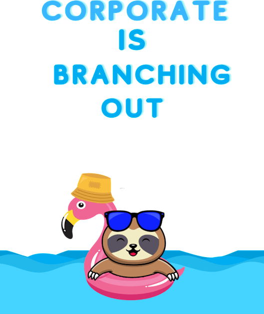 Corporate is Branching Out Kids T-Shirt by Space City Nicoya