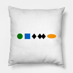 SKI TERRAIN SYMBOLS Pillow