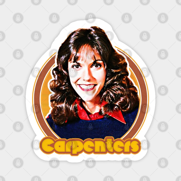 Carpenters / Retro 70s Aesthetic Fan Design Magnet by DankFutura