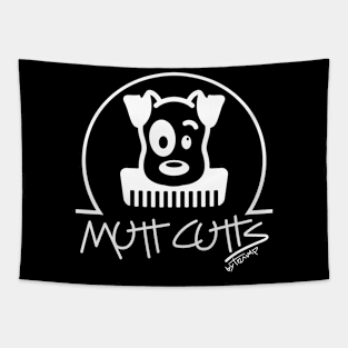 MUTT CUTTS BLACKBOARD LOGO Tapestry