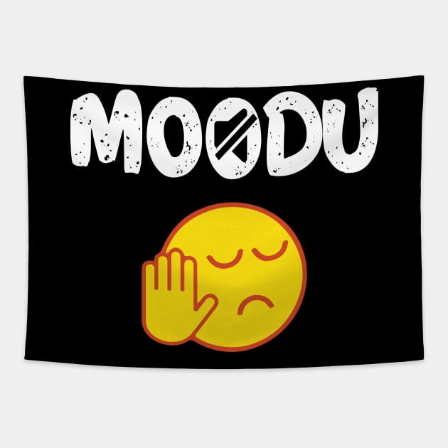 Moodu Tamil Shutup funny quote Tapestry by alltheprints