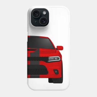 Charger Tor-Red + Stripes Phone Case