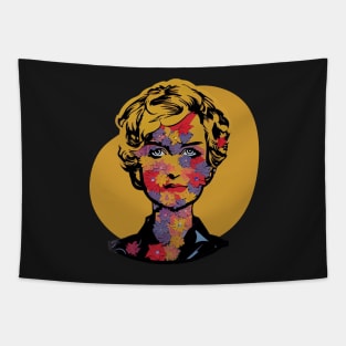 Flower Pop Art - Princess Diana Tapestry