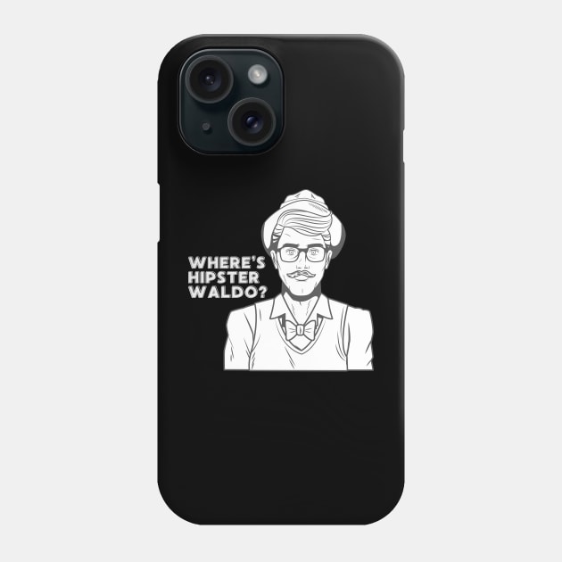 Wheres Hipster Waldo? Phone Case by WearablePSA