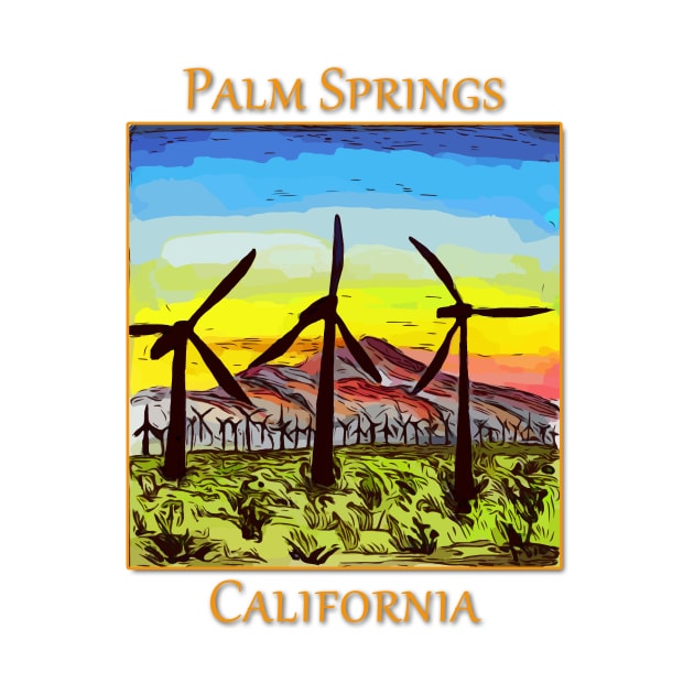 Wind Generators in Palm Springs California by WelshDesigns