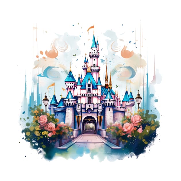 Sleeping Beauty's Castle by ZombeeMunkee