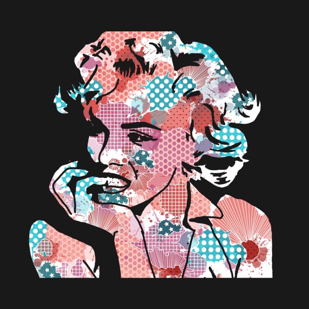 Marilyn Monroe Abstract by amandasartpg