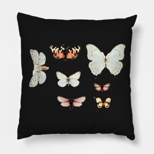 butterfly digital collage Pillow