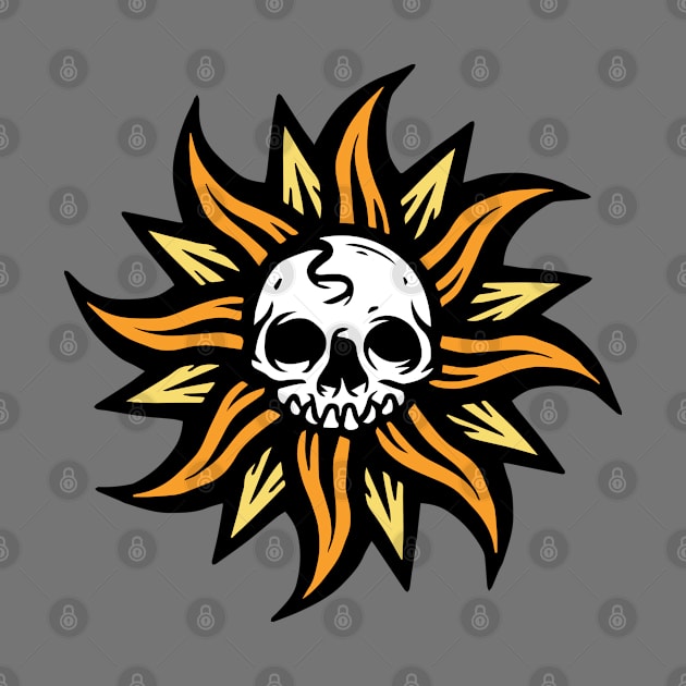 skull sun by lipsofjolie