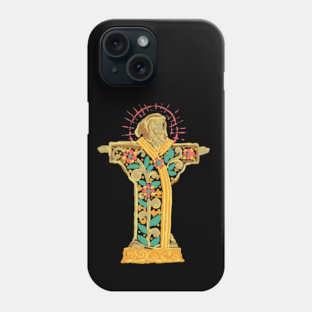 Saint Francis hand drawn Phone Case by Mako Design 