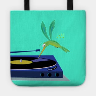 hummingbird DJ Tote