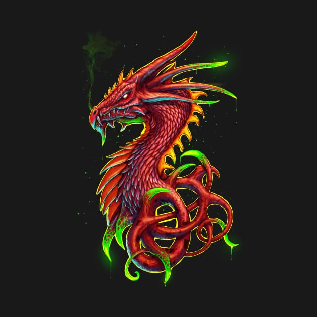 Poison Dragon Alt red by chriskar