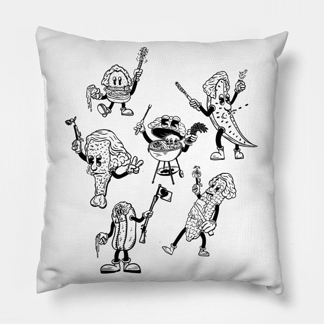 Squad Pillow by Brian_John_Park