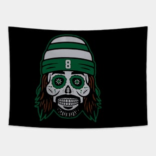 Aaron Rodgers New York Sugar Skull Tapestry