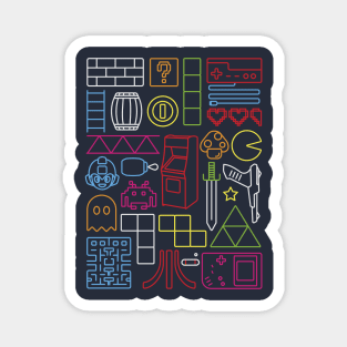 Nostalgic doodles Magnet