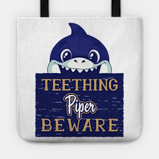 Piper - Funny Kids Shark - Personalized Gift Idea - Bambini Tote