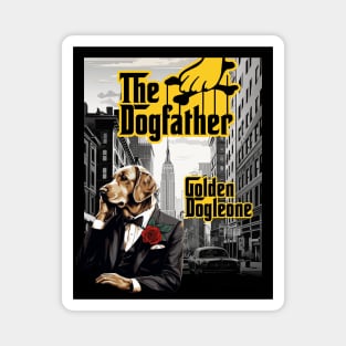 The Dogfather: Golden Dogleone Magnet