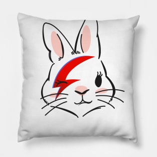 Yeah Bunny Rock and Roll Pillow