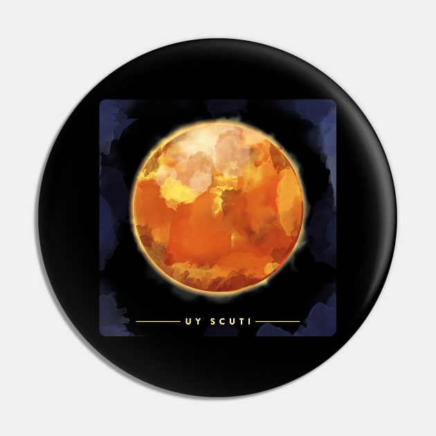 UY SCUTI star Pin by WildMeART