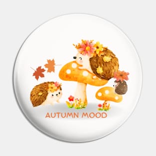 Mushrooms autumn mood Pin