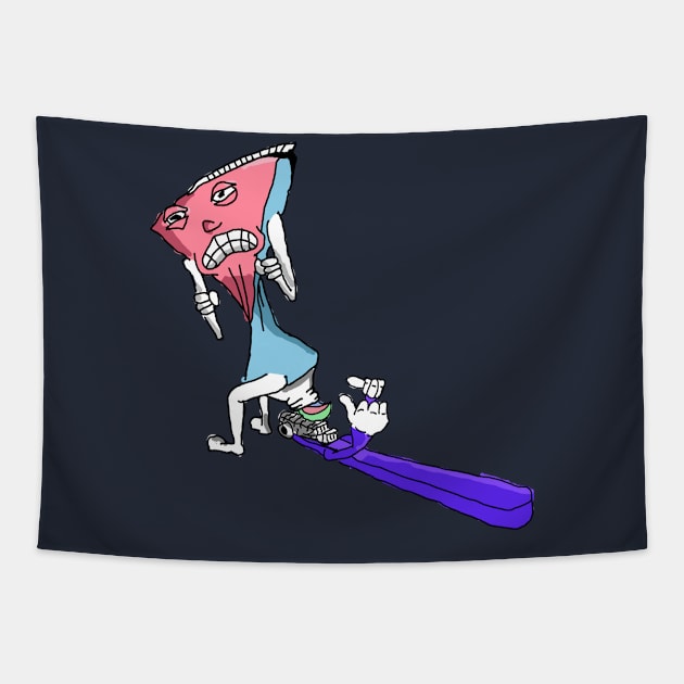 The Toothbrush Tapestry by DrCowmoon