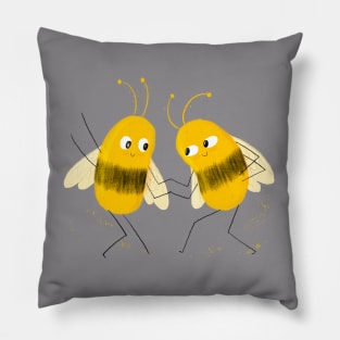 Dancing Bees Pillow