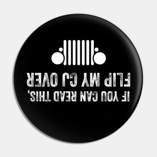 CJ Jeep Design • Flip Me Over Dark Pin