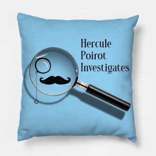 Hercule Poirot Investigates Pillow