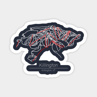 Killington Ski Map Magnet