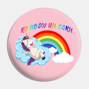 Rainbow Unicorn Pin