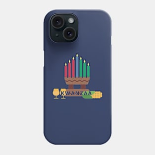 happy kwanzaa candles Phone Case