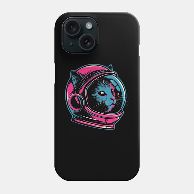 Orbital Kitty Ventures Phone Case by PaladinoGift