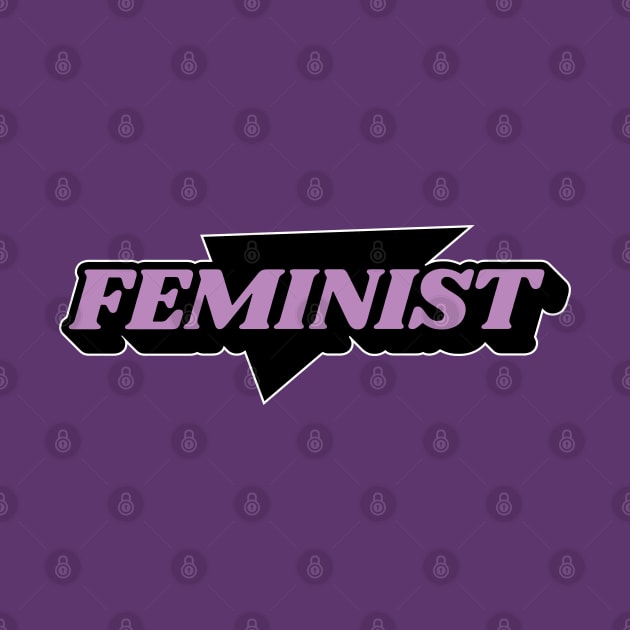Super Feminist Badge by Fagulha Store