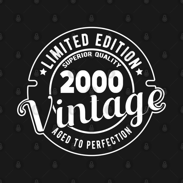 2000 VINTAGE - 21Th BIRTHDAY GIFT by KC Happy Shop