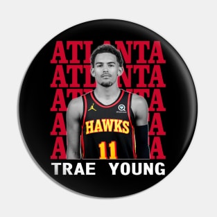 Atlanta Hawks Trae Young 11 Pin